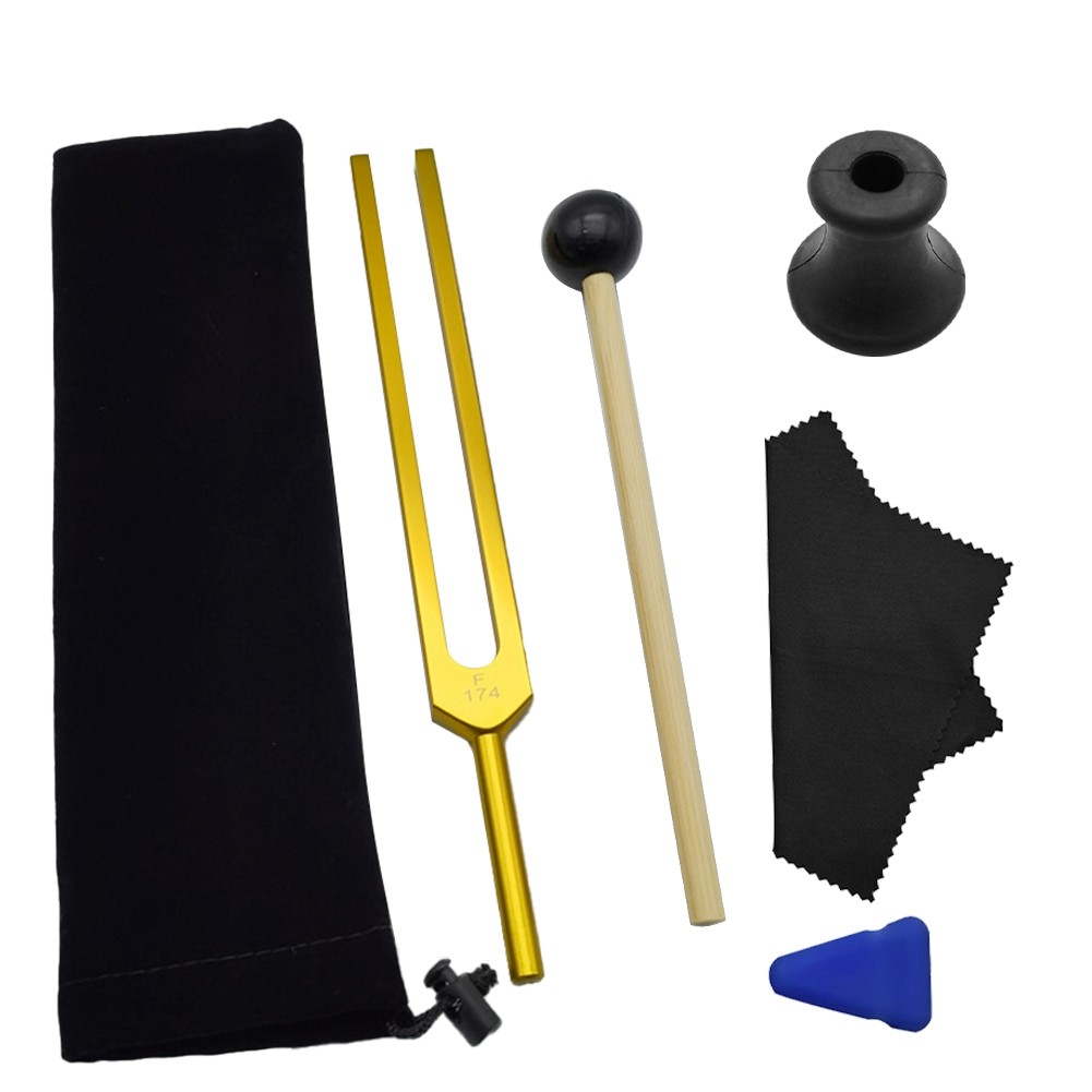 F 174 HZ Tuning Fork Set,Tuning Fork for Healing Chakra,Sound Therapy,Keep3556