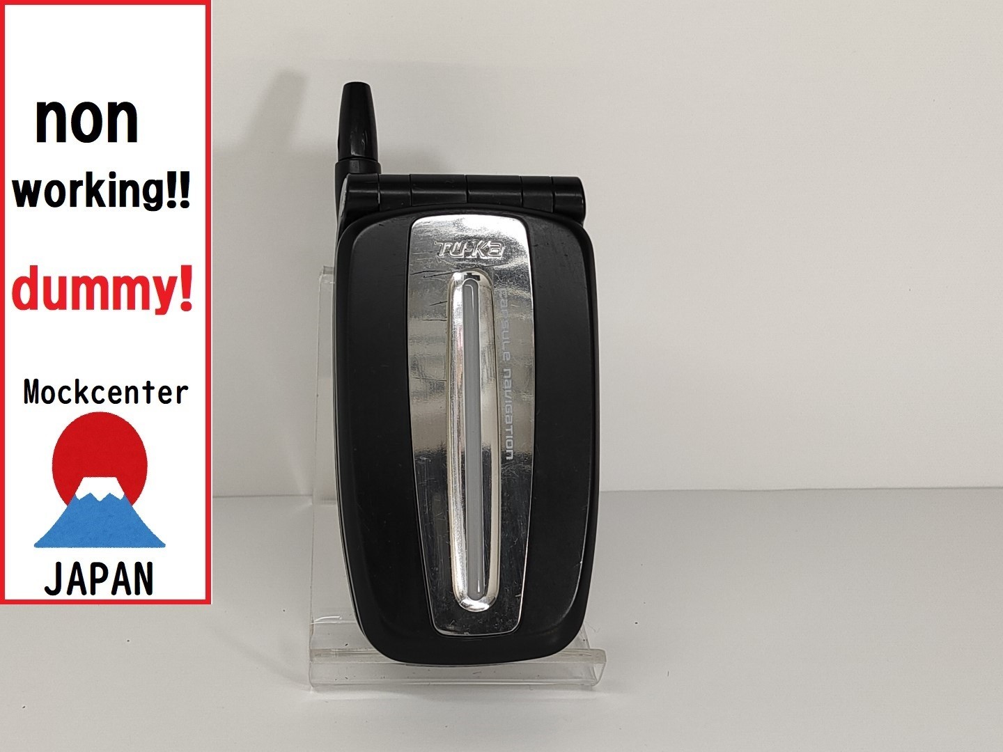 【dummy!】 KYOCERA TK12 （color black） TUKA-japan non-working cellphone