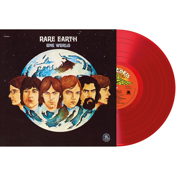 Rare Earth: One World LP, Audiophiles Rubis Rouge Vinyle