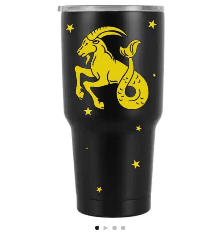 Custom design handmade  Zodiac tumbler