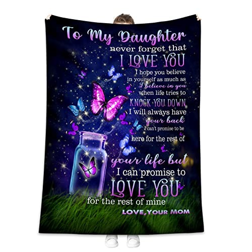 to My Daughter Gifts from 50"L x 60"W To My Daughter Gifts from Mom Blanket