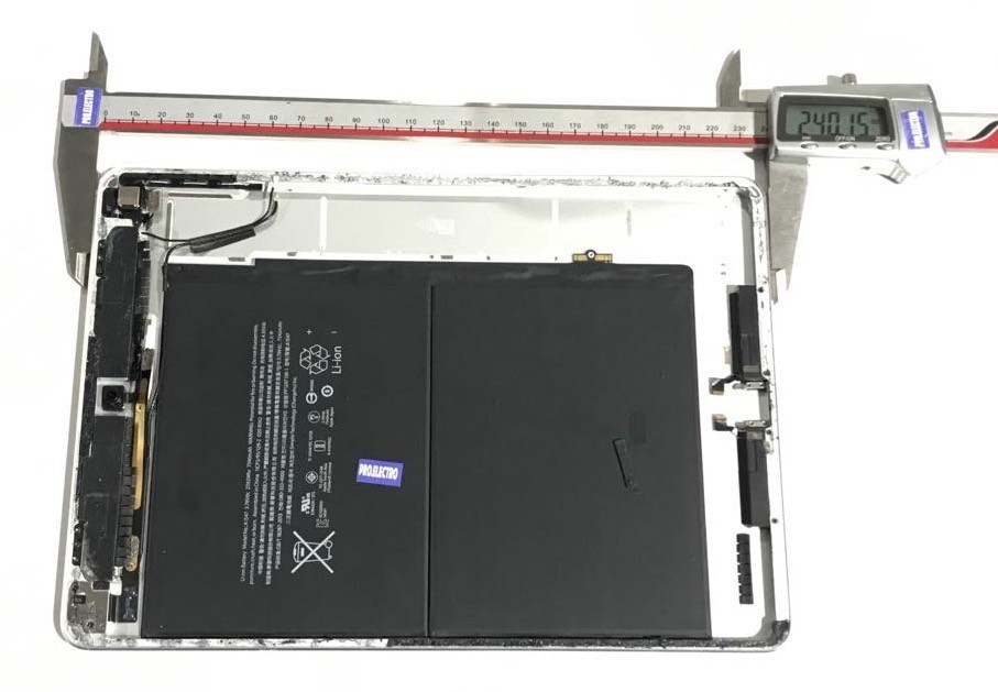 SILVER Battery Case for iPad Air 2 A1566 1ICP3/95/129-2