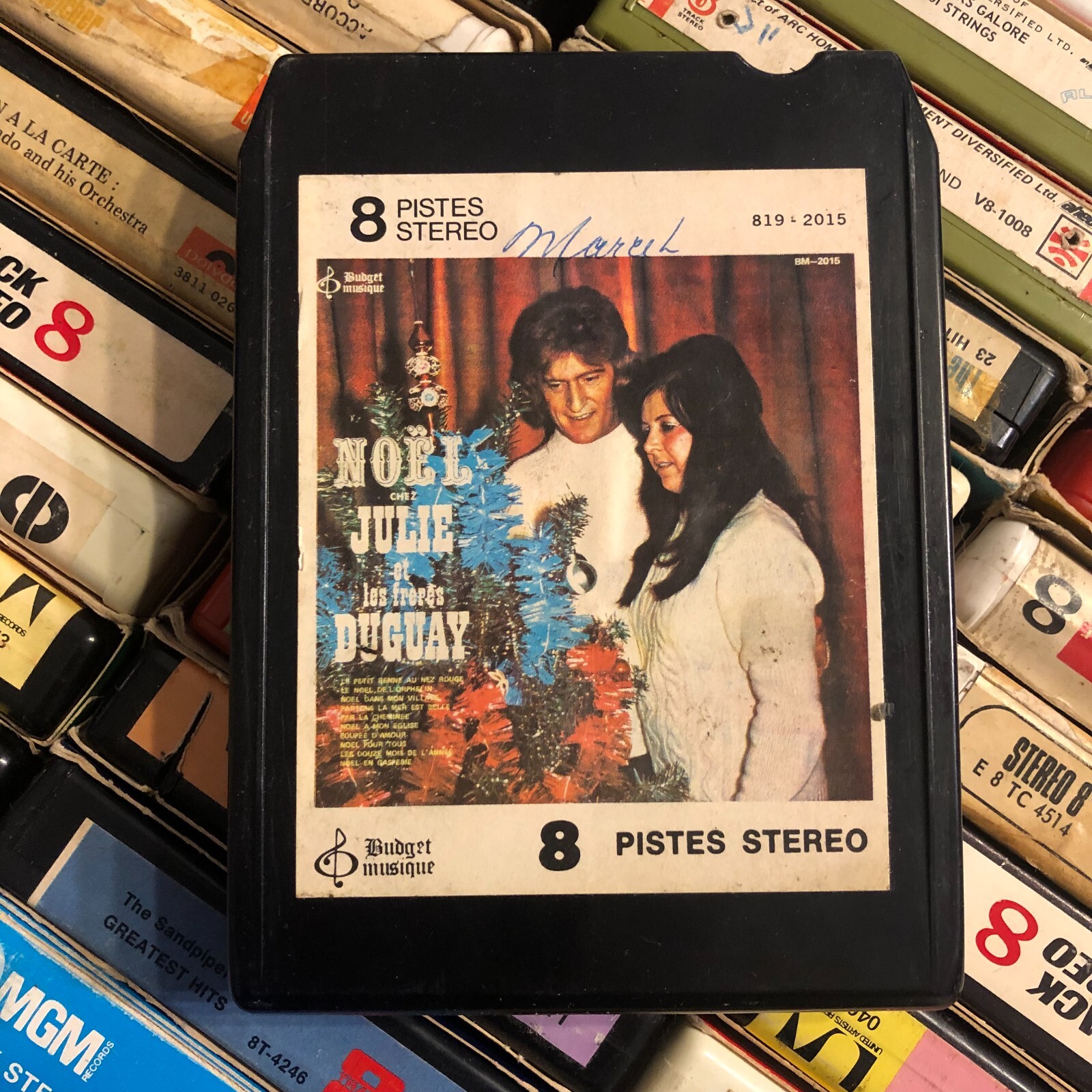 Noël chez Julie et les frères Duguay, 8 Track Tape CANADA