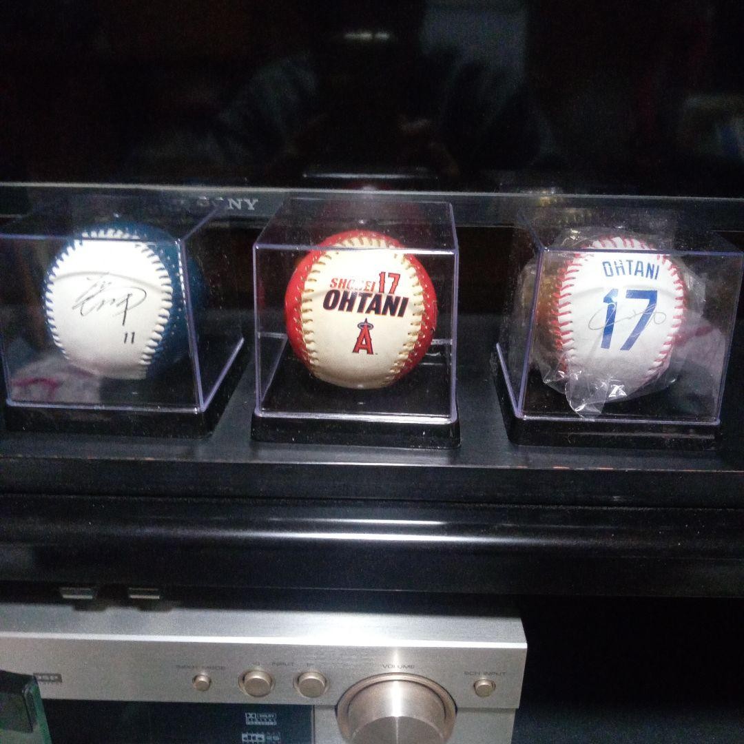 Shohei Otani Official Autographed Baseball 3-Team Set Los Angeles Angels Hokkai