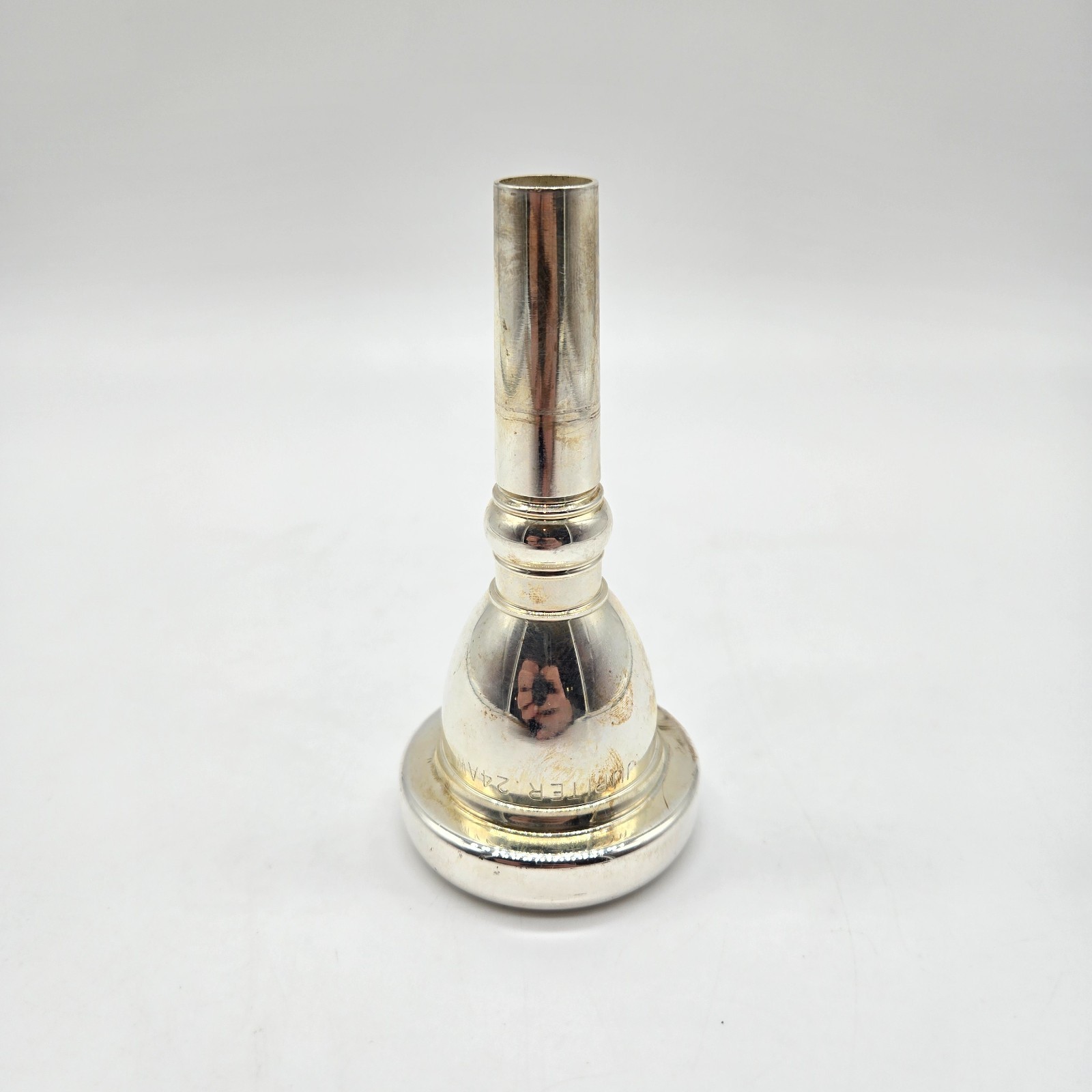 Jupiter JBM-24AW 24AW Tuba Sousaphone Mouthpiece Silver Plated Pre-owned GUC