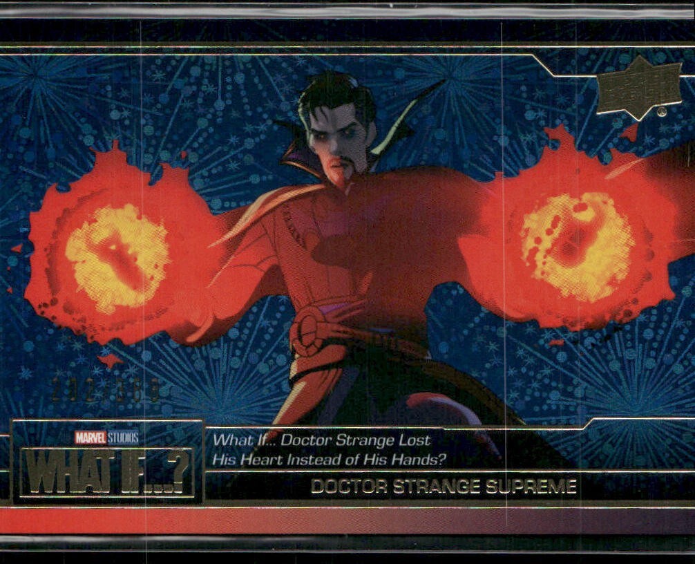 2023 Upper Deck Marvel What If? Possibilities Blue /388 #50 - Dr Strange Supreme