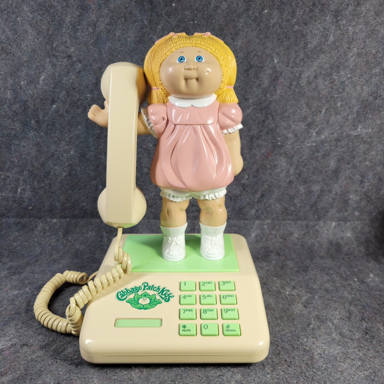 Vintage 1980's Coleco Cabbage Patch Kids Doll Telephone Nice Condition Untested 