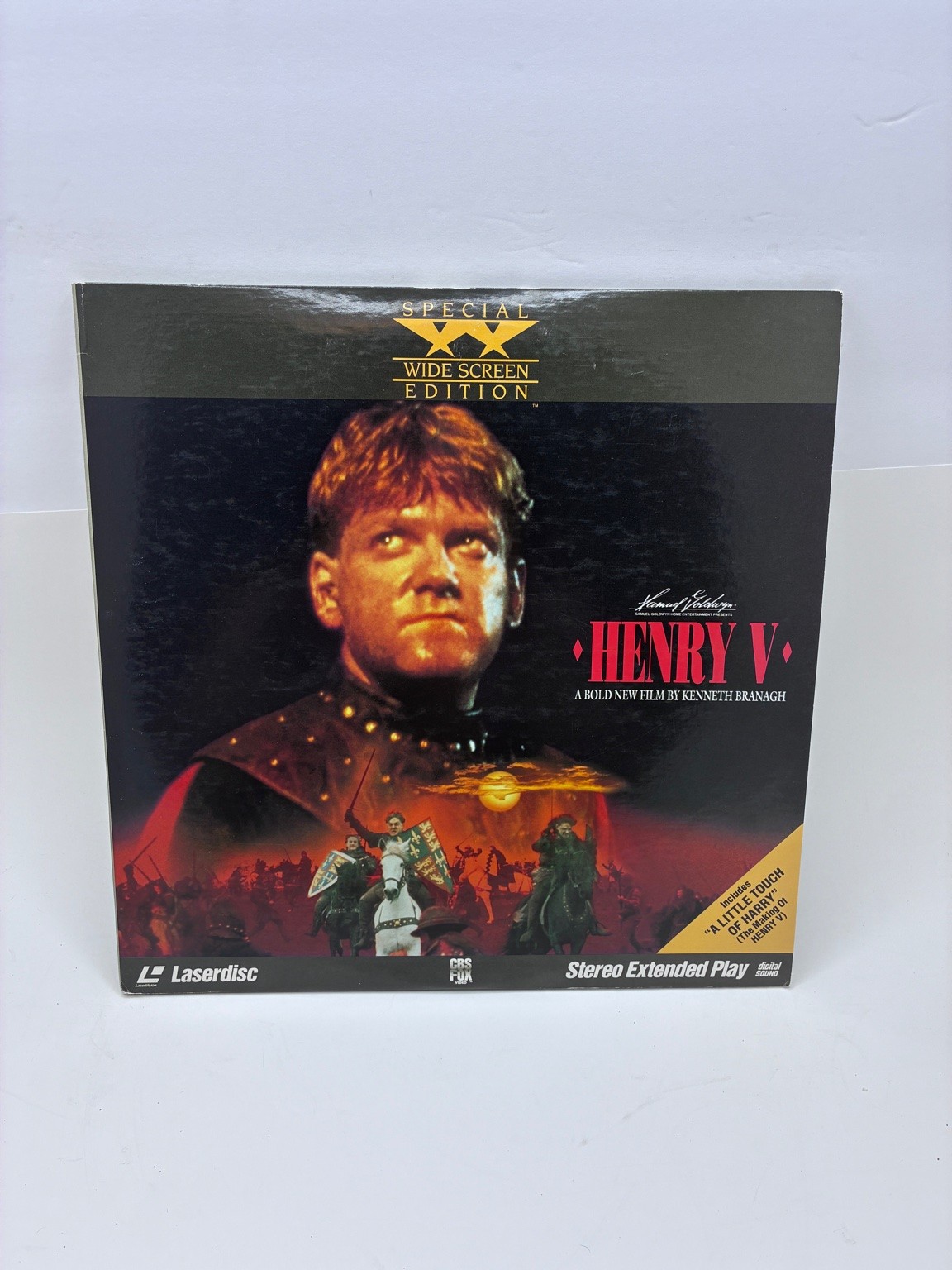 Henry V LaserDisc 1989 Epic Drama Widescreen Extended Play CBS/FOX