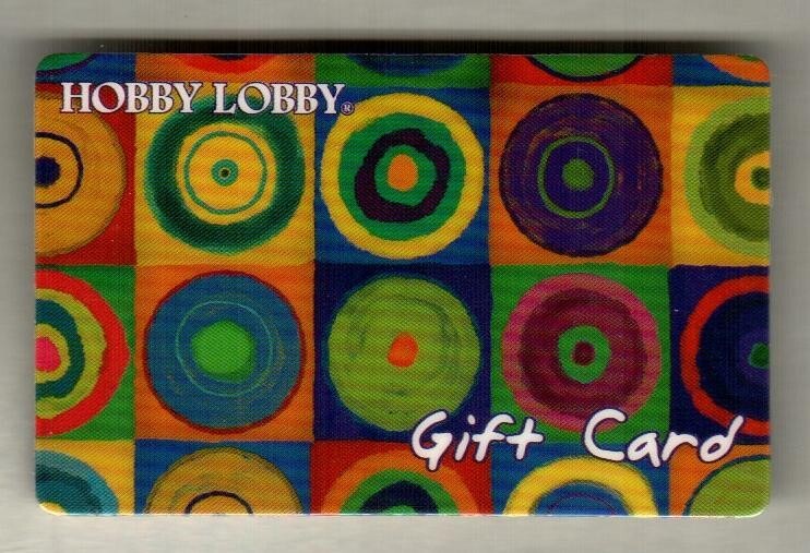 HOBBY LOBBY Multicolored Circles ( 2006 ) Gift Card ( $0 )