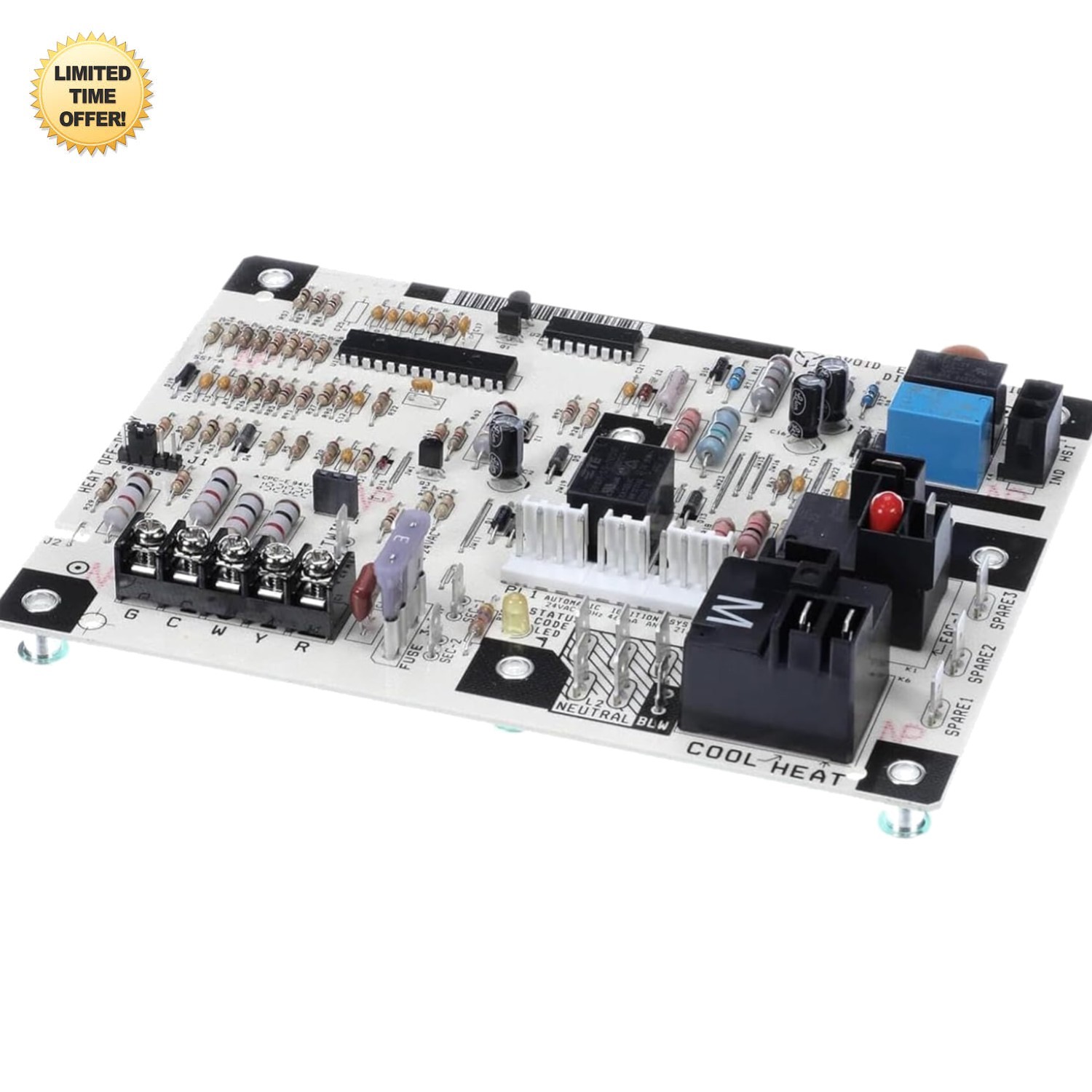 Control Board Replacement for Carrier HVAC Furnace Control Board - CEPL131012...