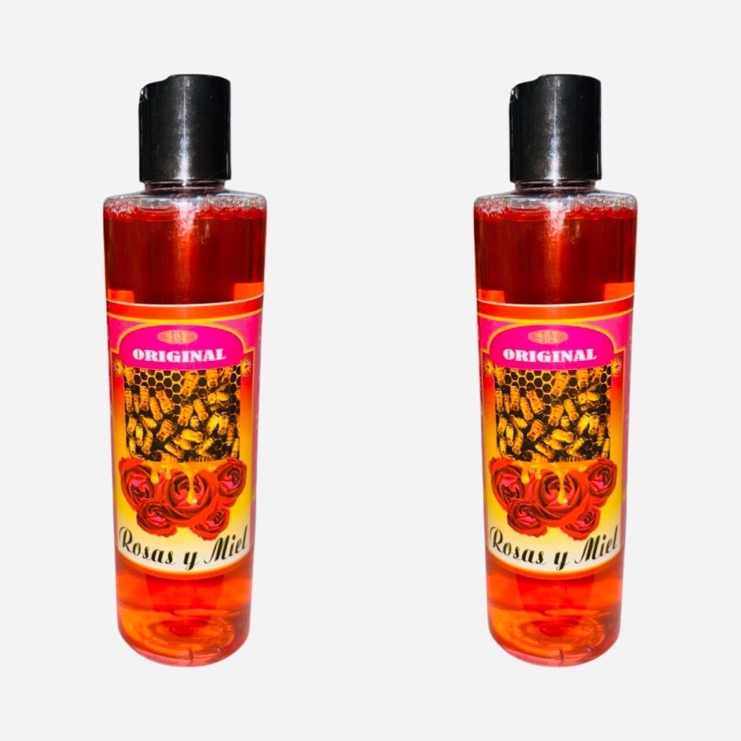 2 Pack Roses And Honey Spiritual Water For Cleansing Baths Love Attracter 8 Oz.