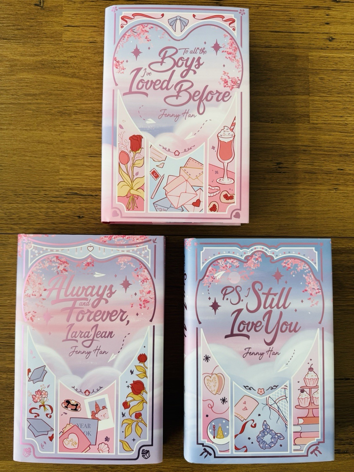 Fairyloot To All the Boys I’ve Loved Before Trilogy Jenny Han Sprayed Edges New