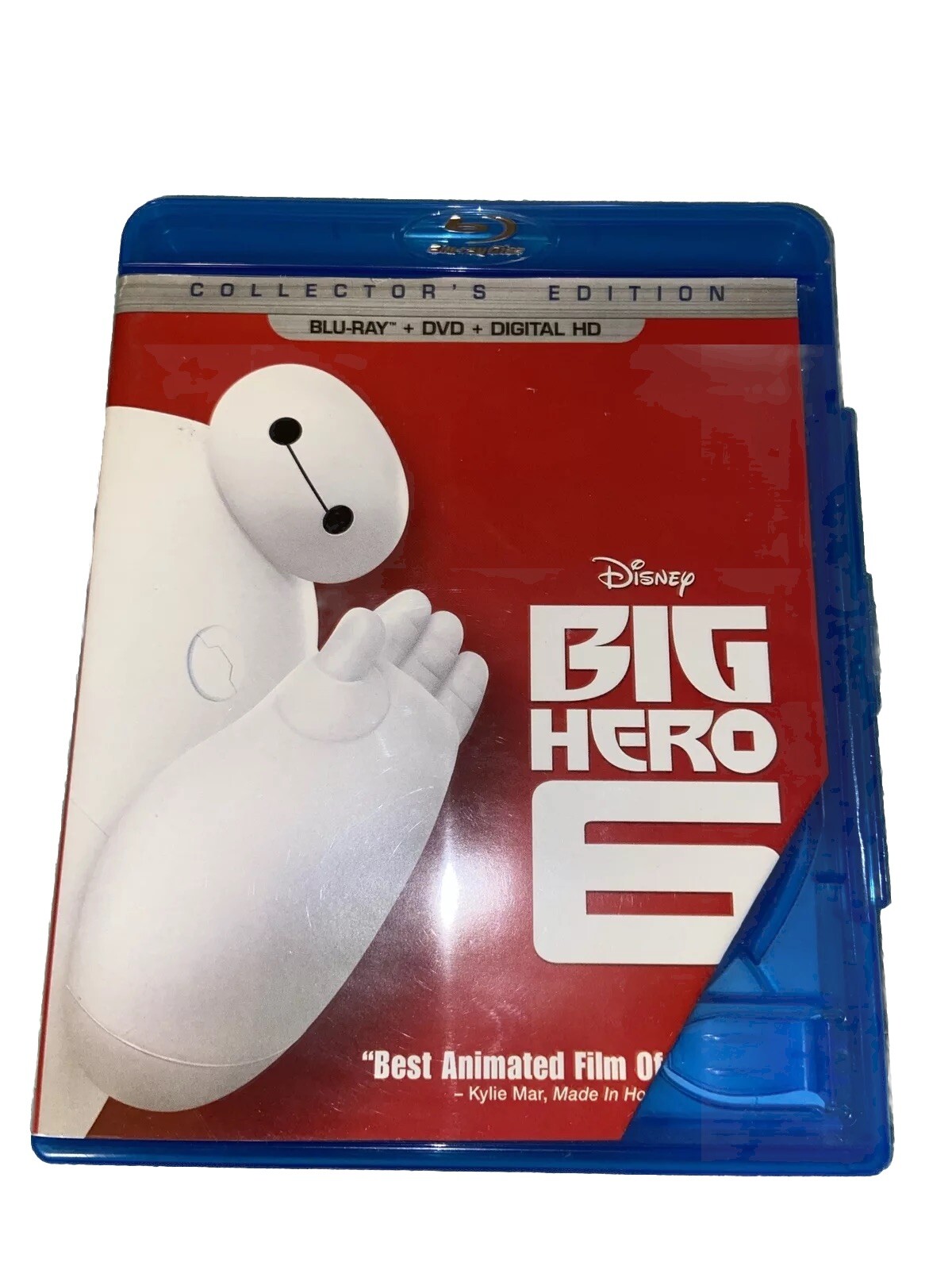 Big Hero 6 Blu Ray Disc Only Disney Children Animated Family