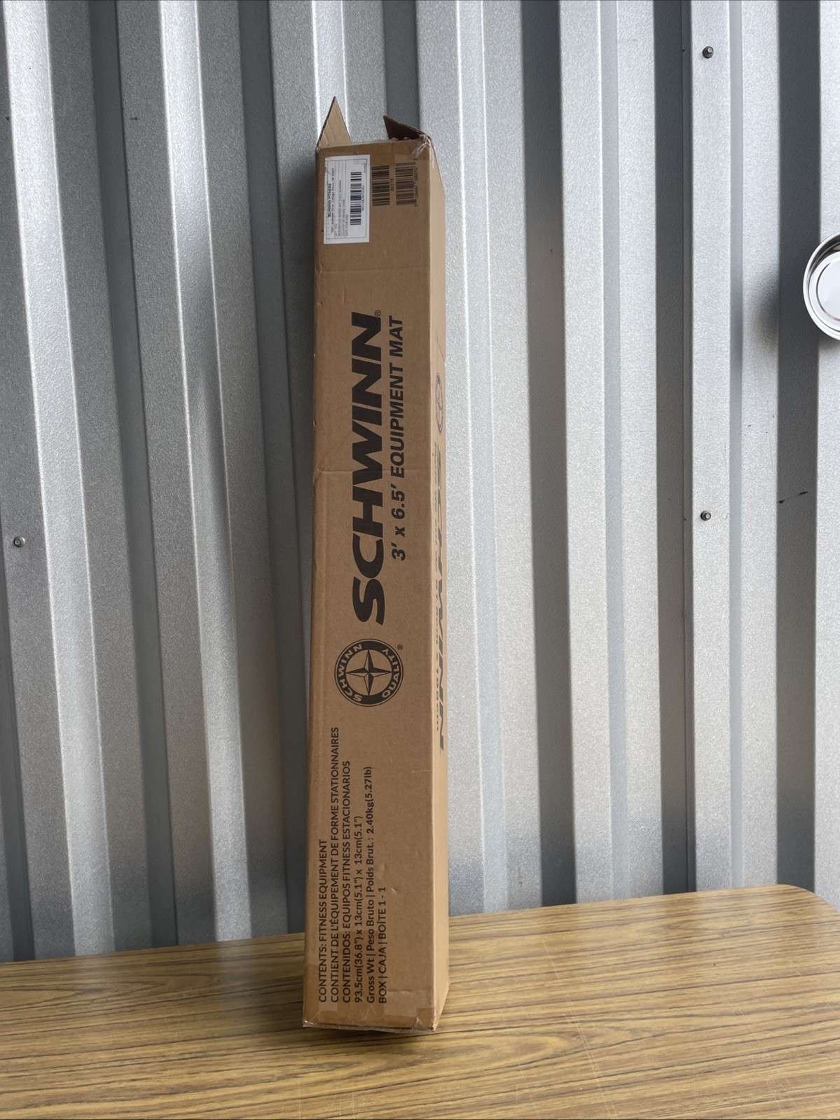 Schwinn Fitness Equipment Mat NEW IN BOX 3FT  X 6.5