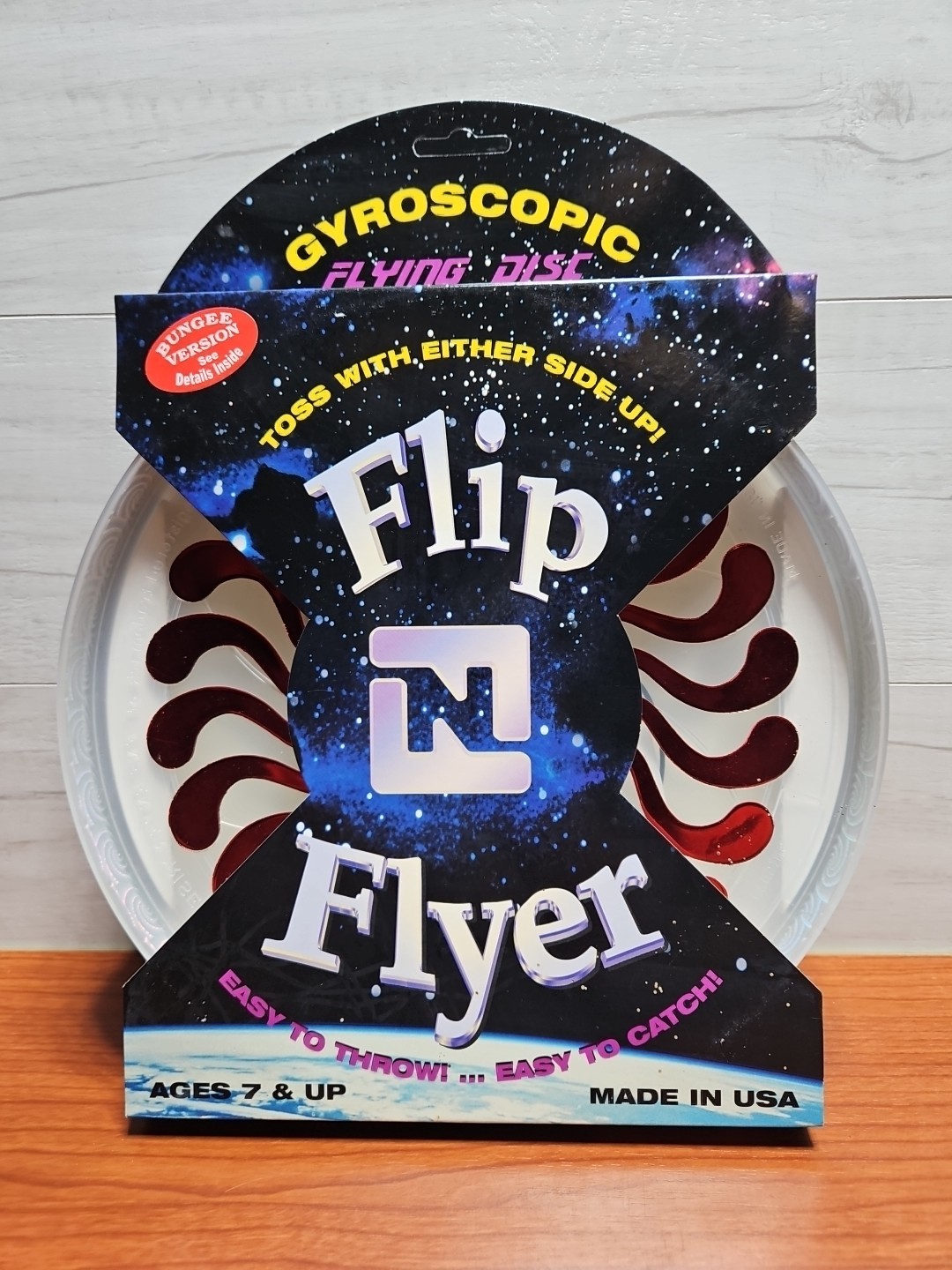 Flip N Flyer Gyroscopic Disc Trick Frisbee, New In Package,  Fast Shipping 