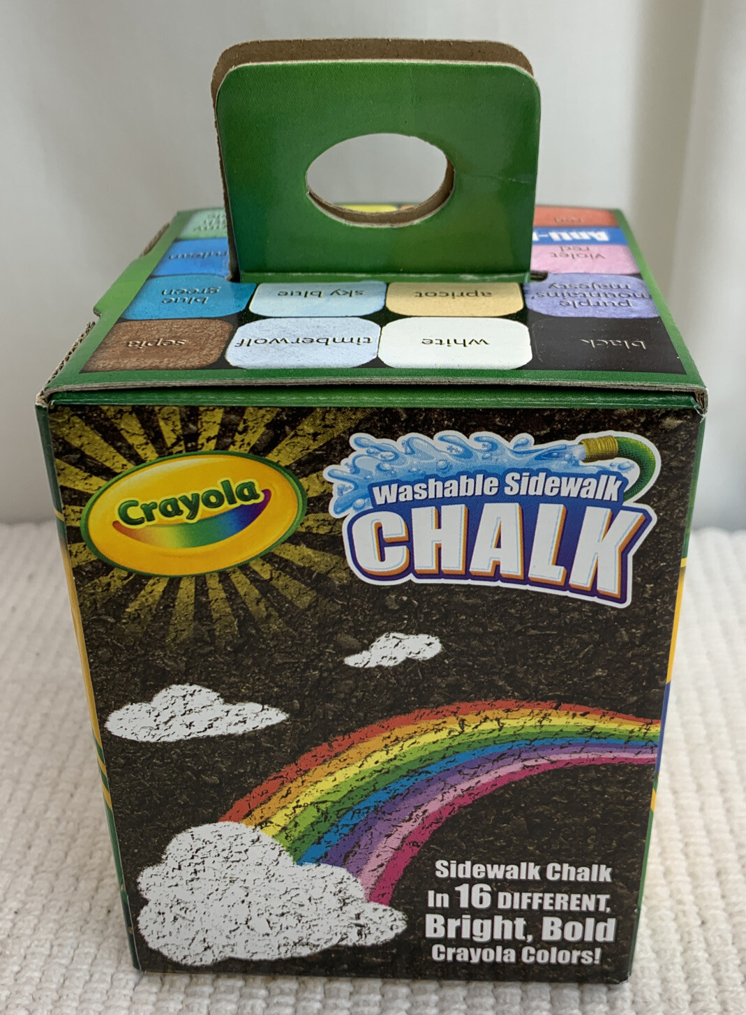 Crayola Washable Sidewalk Chalk Pack of 16 Bright Bold Colors