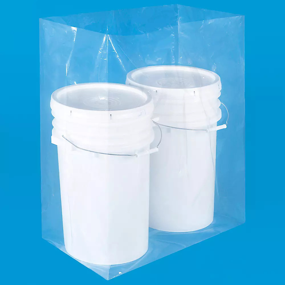Pack of 200 24 x 12 x 36" 2 Mil Gusseted Poly Bags