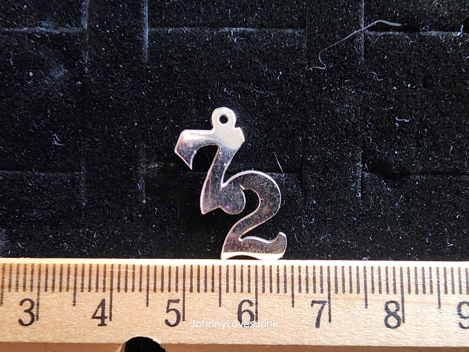 Vintage Sterling Silver 1972 Bracelet/Necklace Charm/Pendant Tested+