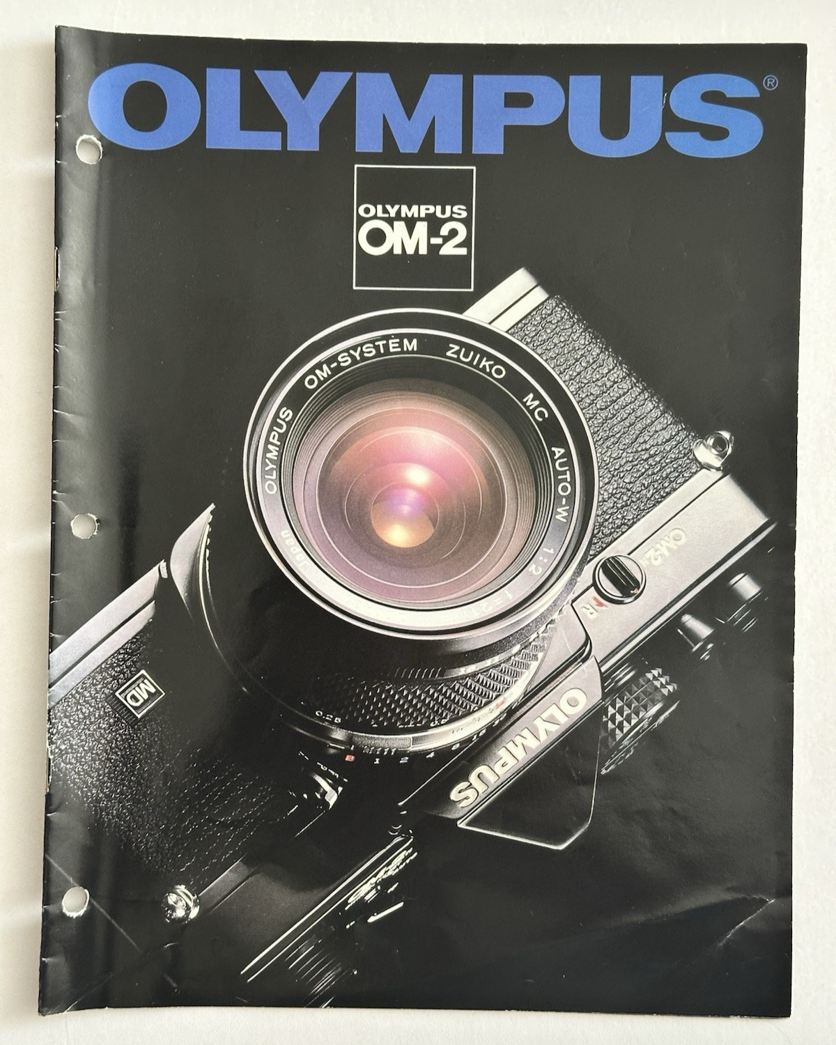 Olympus OM-2, OM-2n, 1980's Dealer Booklet English Version Printed In Japan, NM