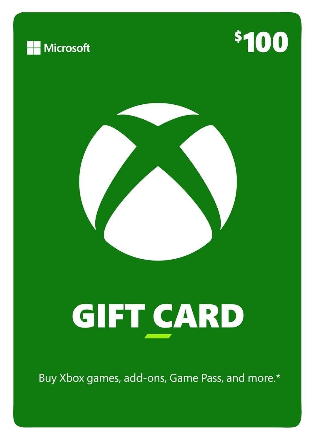 Xbox Live Us Gift Card Usd $100