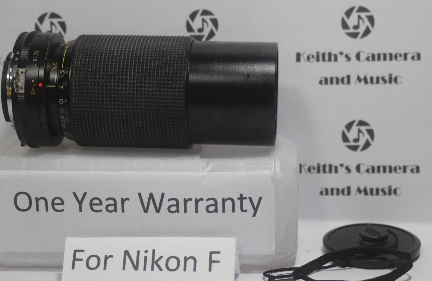 1yr Warranty Vivitar 70-210mm F4.5 macro telephoto zoom lens Nikon F Ai-S mount