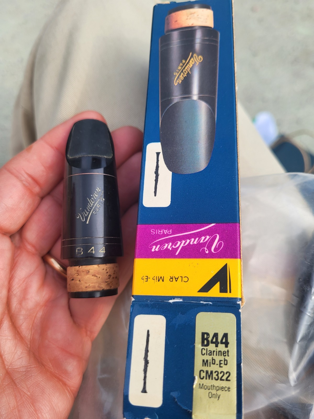 VANDOREN B44 Eb SMALL CLARINET MOUTHPIECE/SMALL CLARINET MOUTHPIECE in MIb