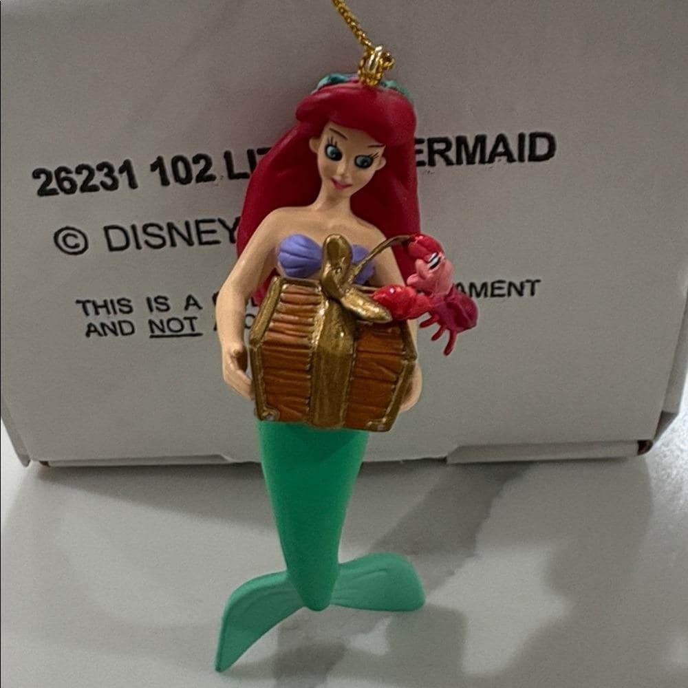 Disney Grolier Little Mermaid Ornament 26231-102 Ariel Sebastian Christmas Magic