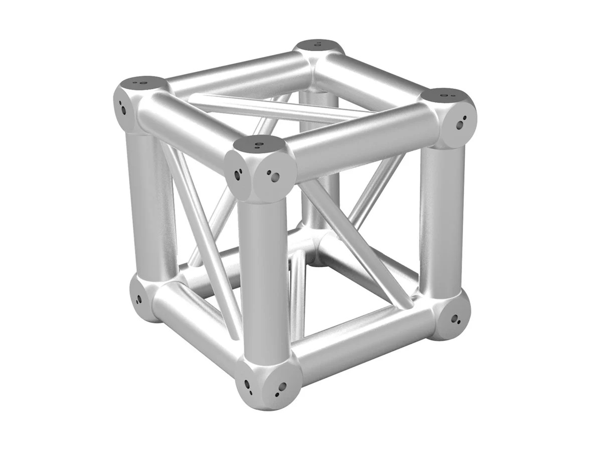 Monoprice 6-way Truss Corner for 12in Spigoted Truss For DJ Stage Lights Concert