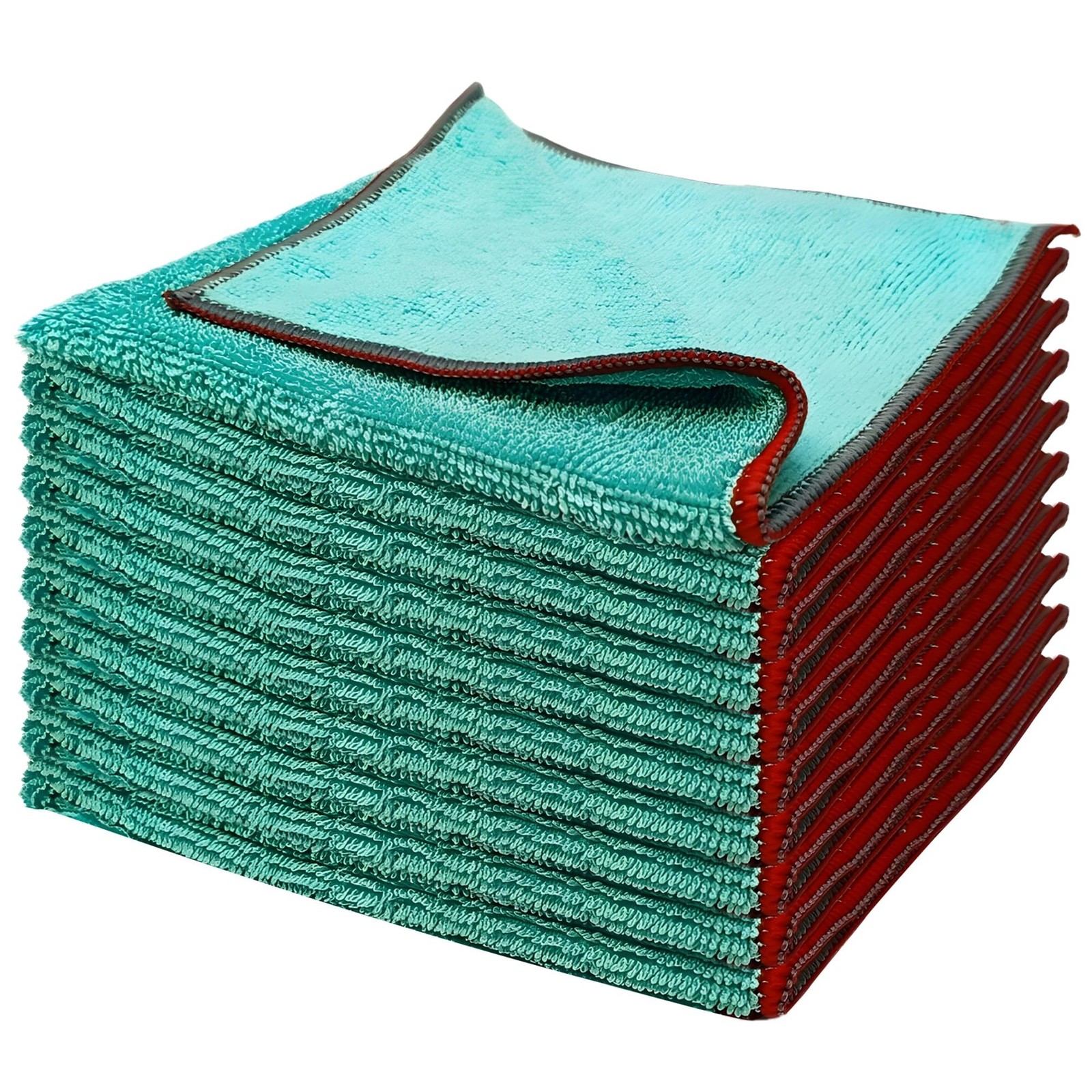 Greenfound Microfiber Cleaning Cloth 5 Pack, 15" x 15" Microfiber Towels for ...