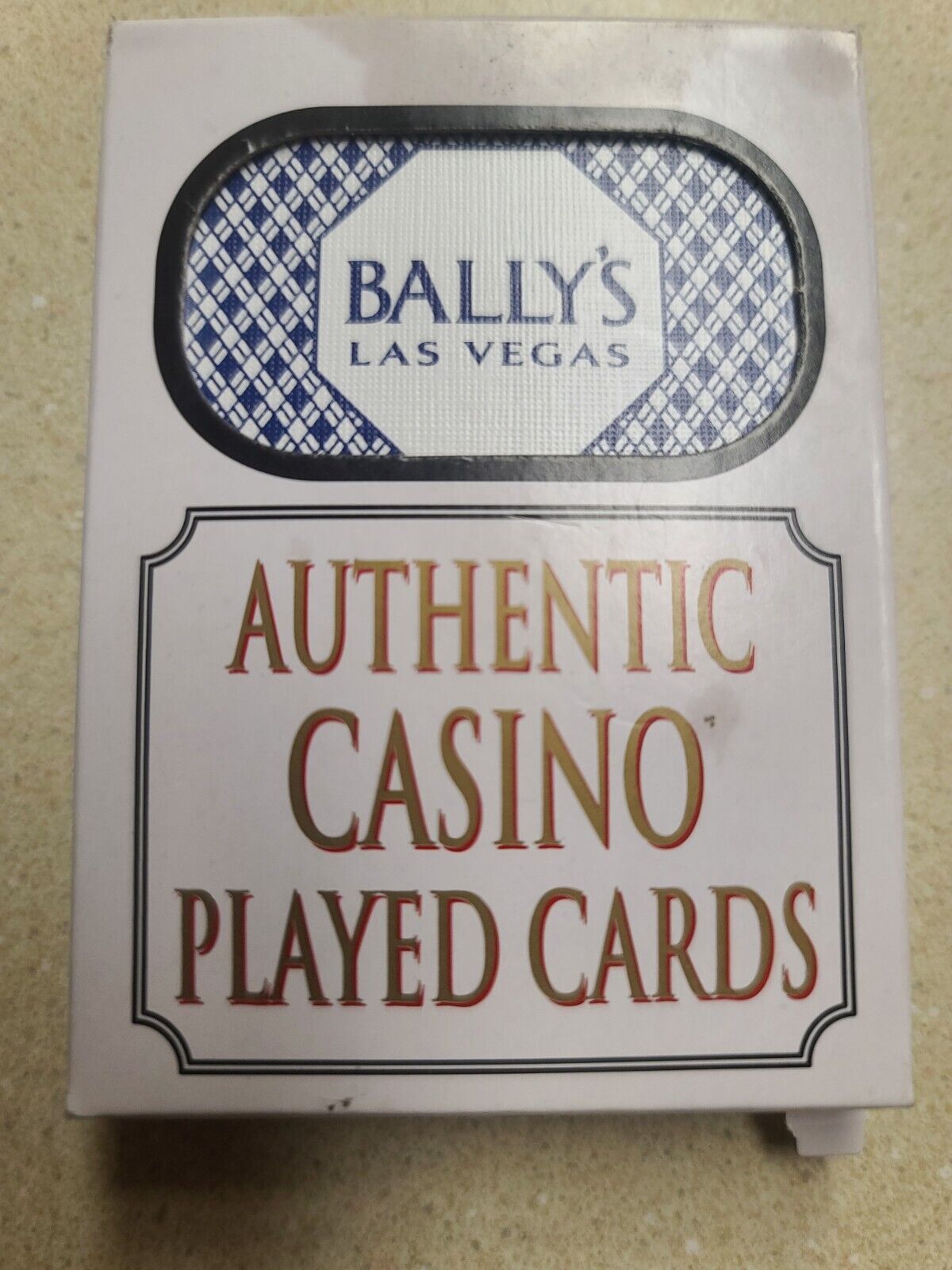 Bally’s Las Vegas Casino Used Sealed Dexk of Playing Cards
