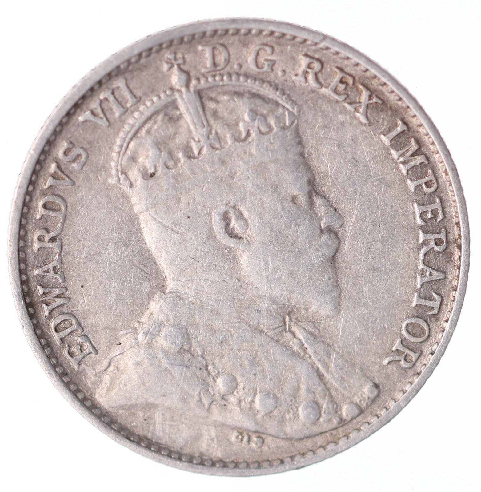 1909 Canada 5 Cents Round Leaf - VF/EF - Lot#13677