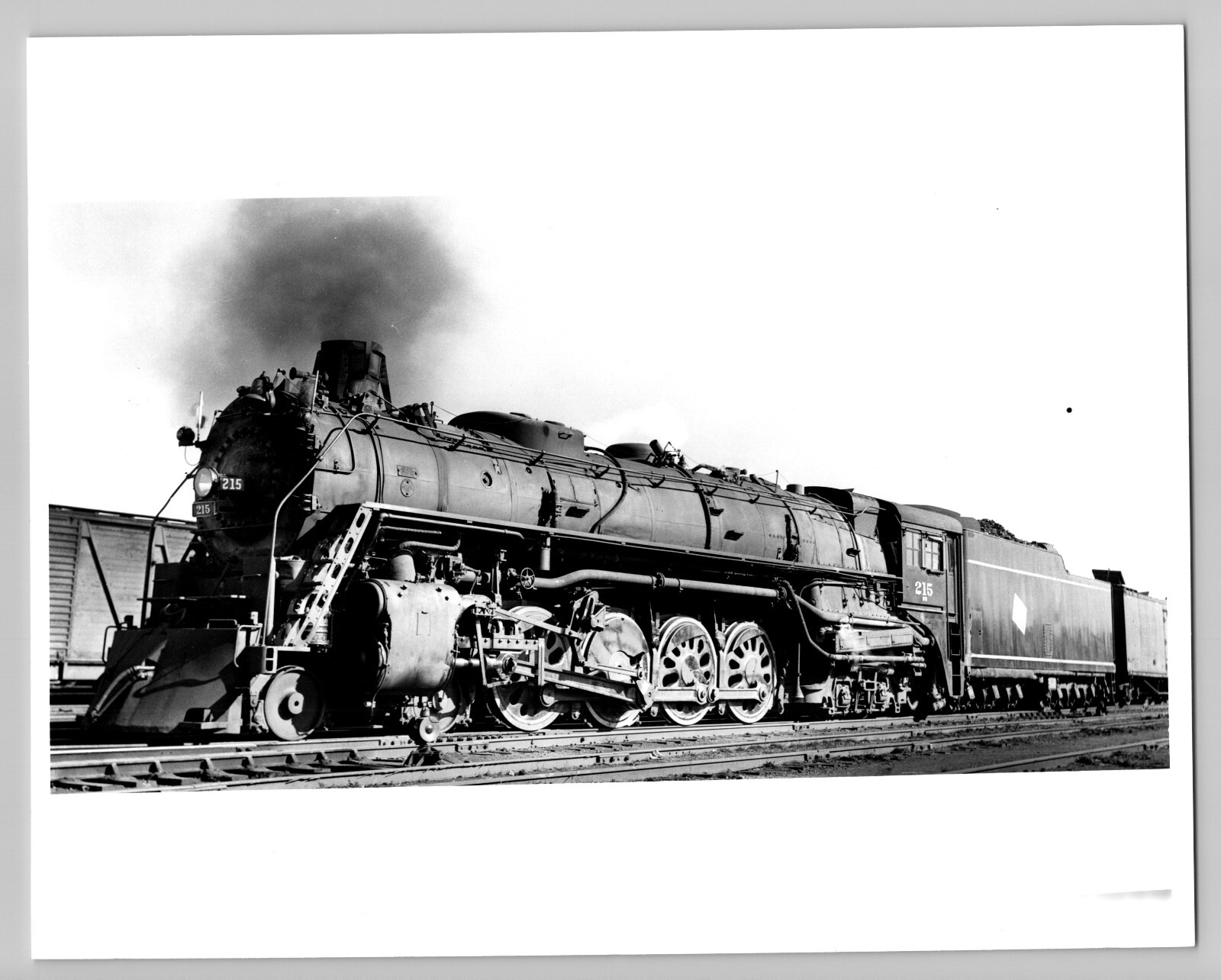 RAILROAD TRAIN 215 BENSENVILLE ILLINOIS AUGUST 2, 1941 8 X 10 B & W PHOTOGRAPH