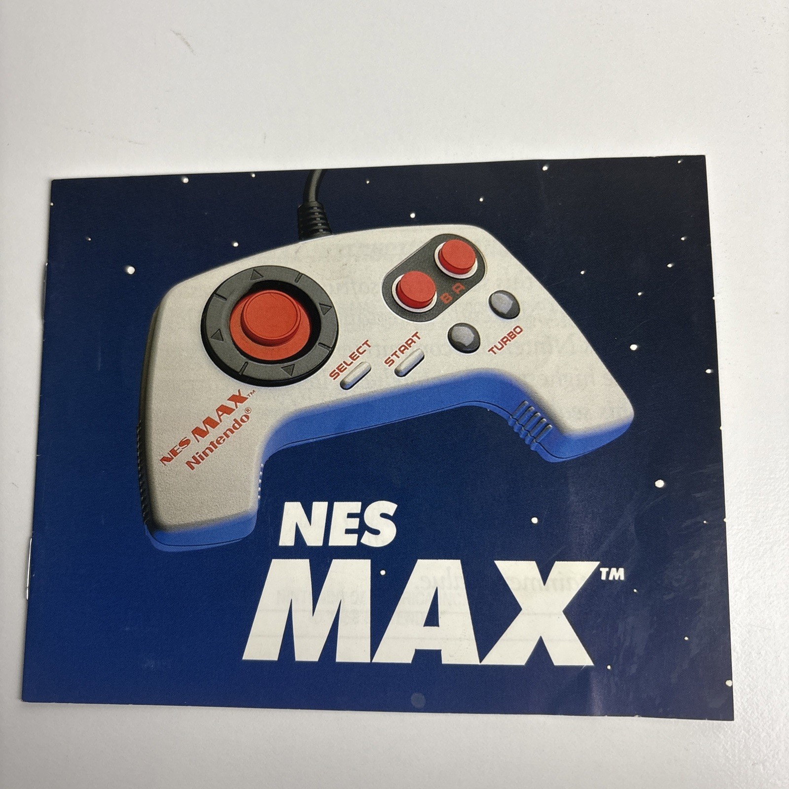 VTG Nintendo NES Max Turbo Controller MANUAL  Replacement Only