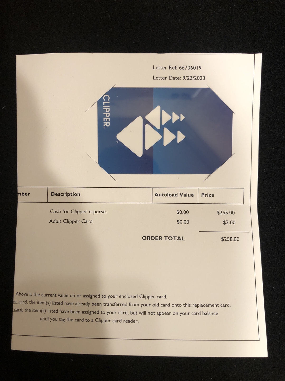 $255 Brand New CLIPPER CARD for Transit: BART, MUNI, VTA, CalTrain Bay Area