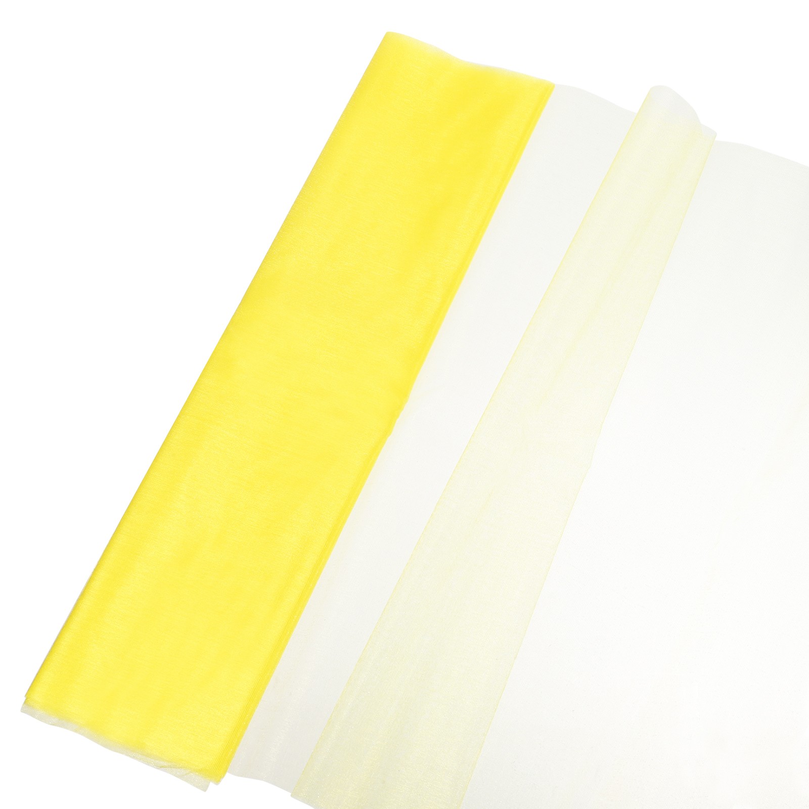 19" by 10.9 Yard Tulle Fabric Backdrop Curtains for Decor Wedding Goose Yellow