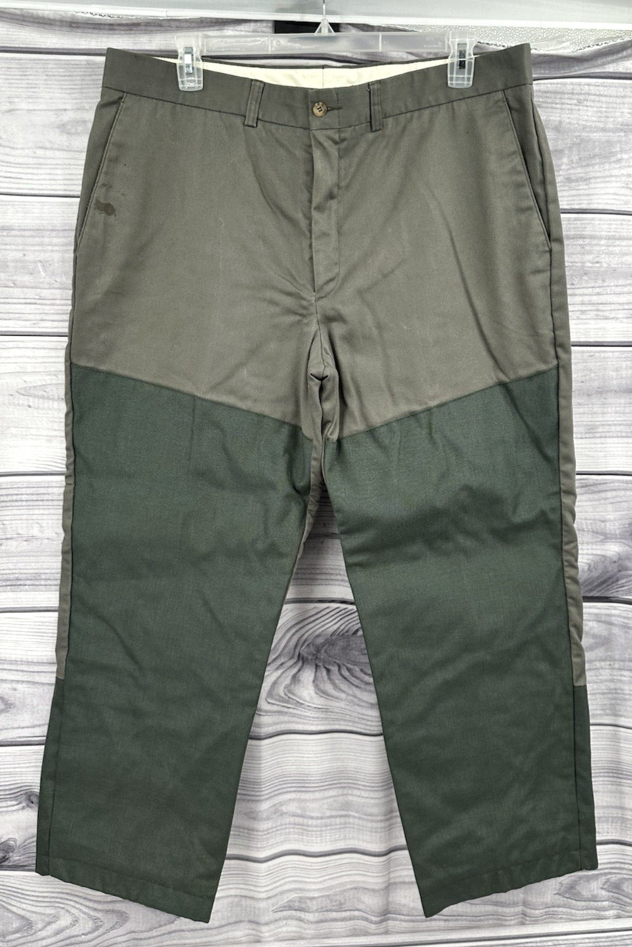 CABELA'S UPLAND BRUSH HUNTING PANTS - OILVE GREEN - MEN'S SIZE 40 X 27