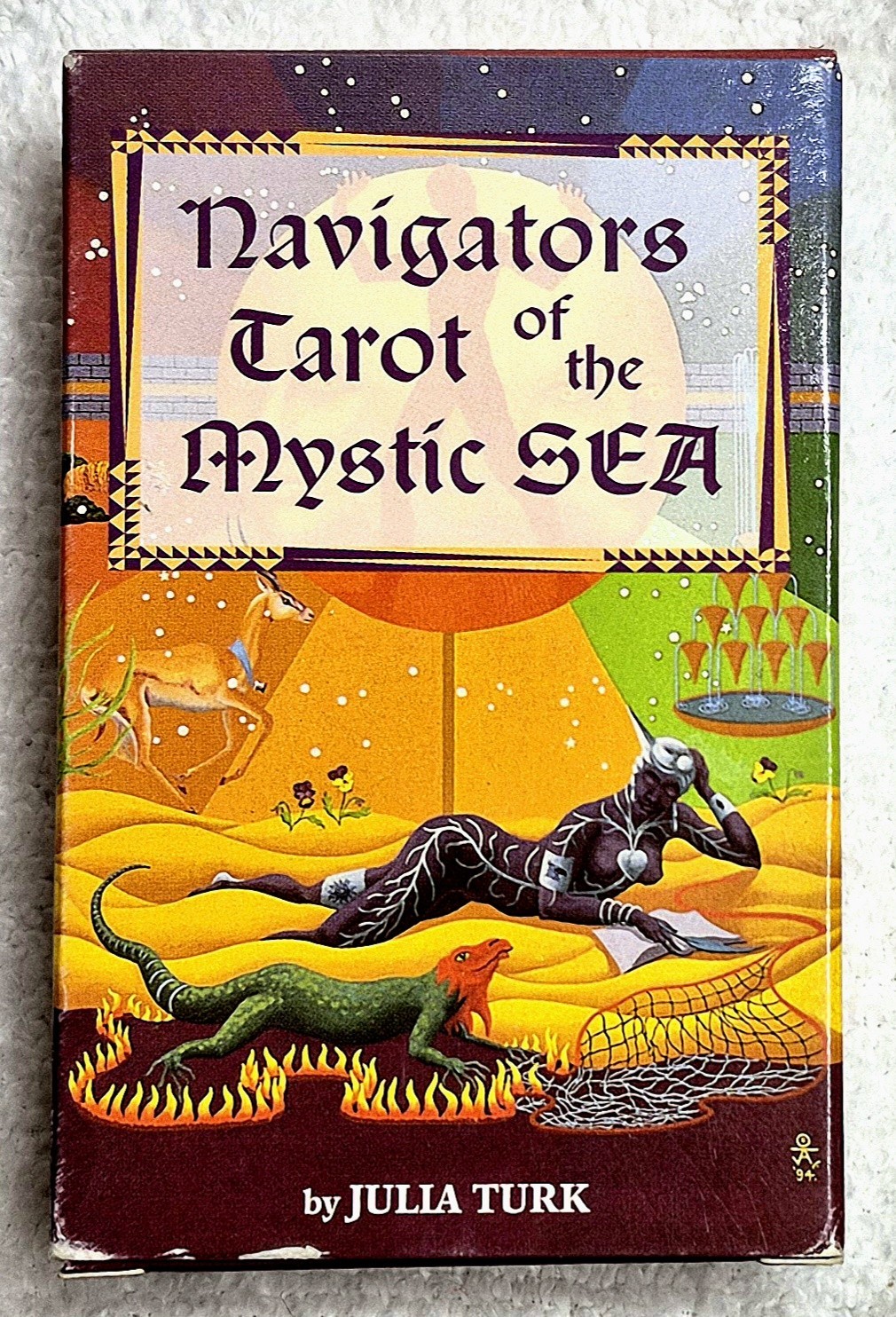 Navigators of the Mystic Sea Tarot (Julia Turk · Italy Printing) New/Sealed Deck