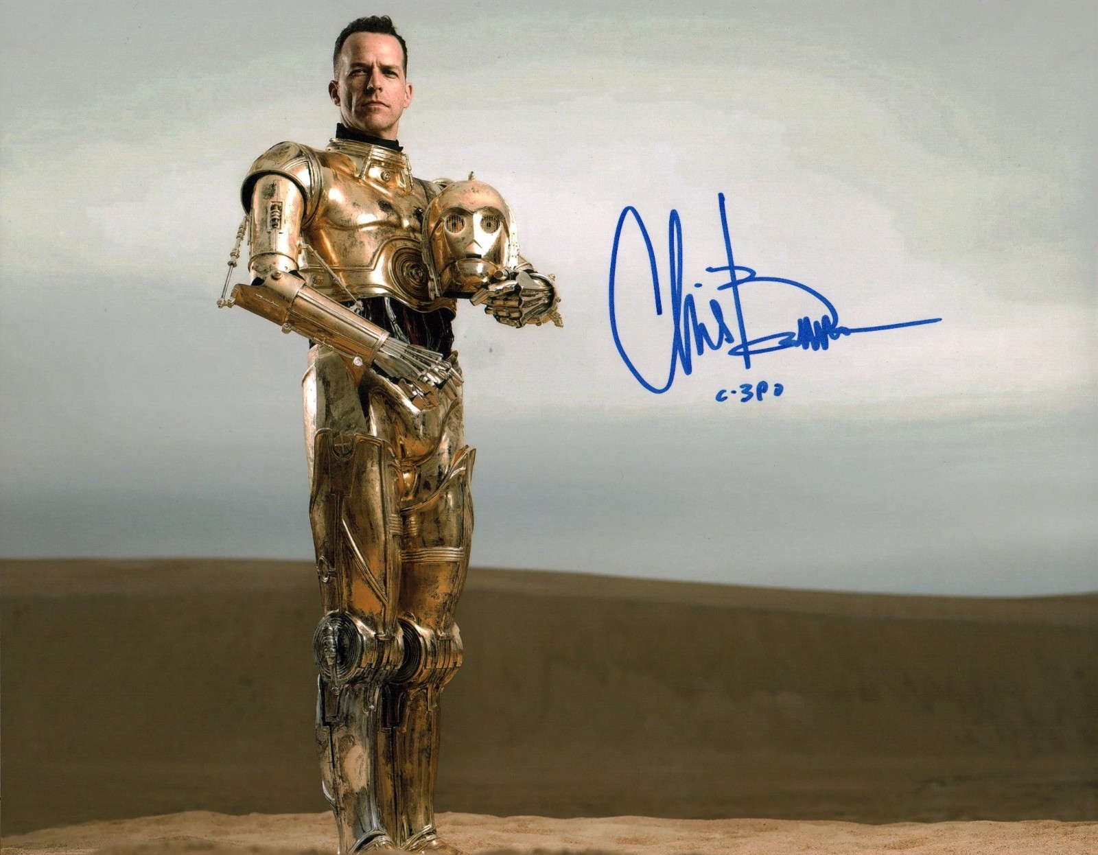 Chris Bartlett Star Wars 11x14 Photo Poster Signed Autograph JSA Certified Auto