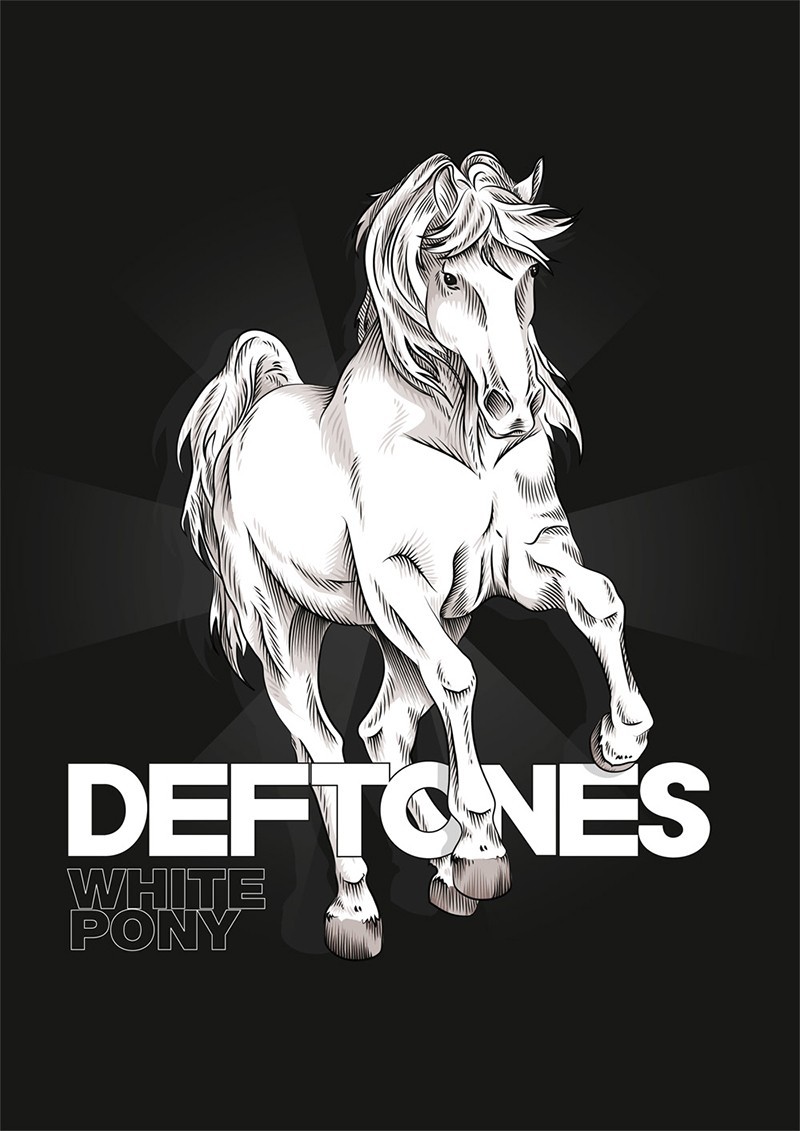New! Deftones White Pony Album Poster, Music Poster Wall Art Print