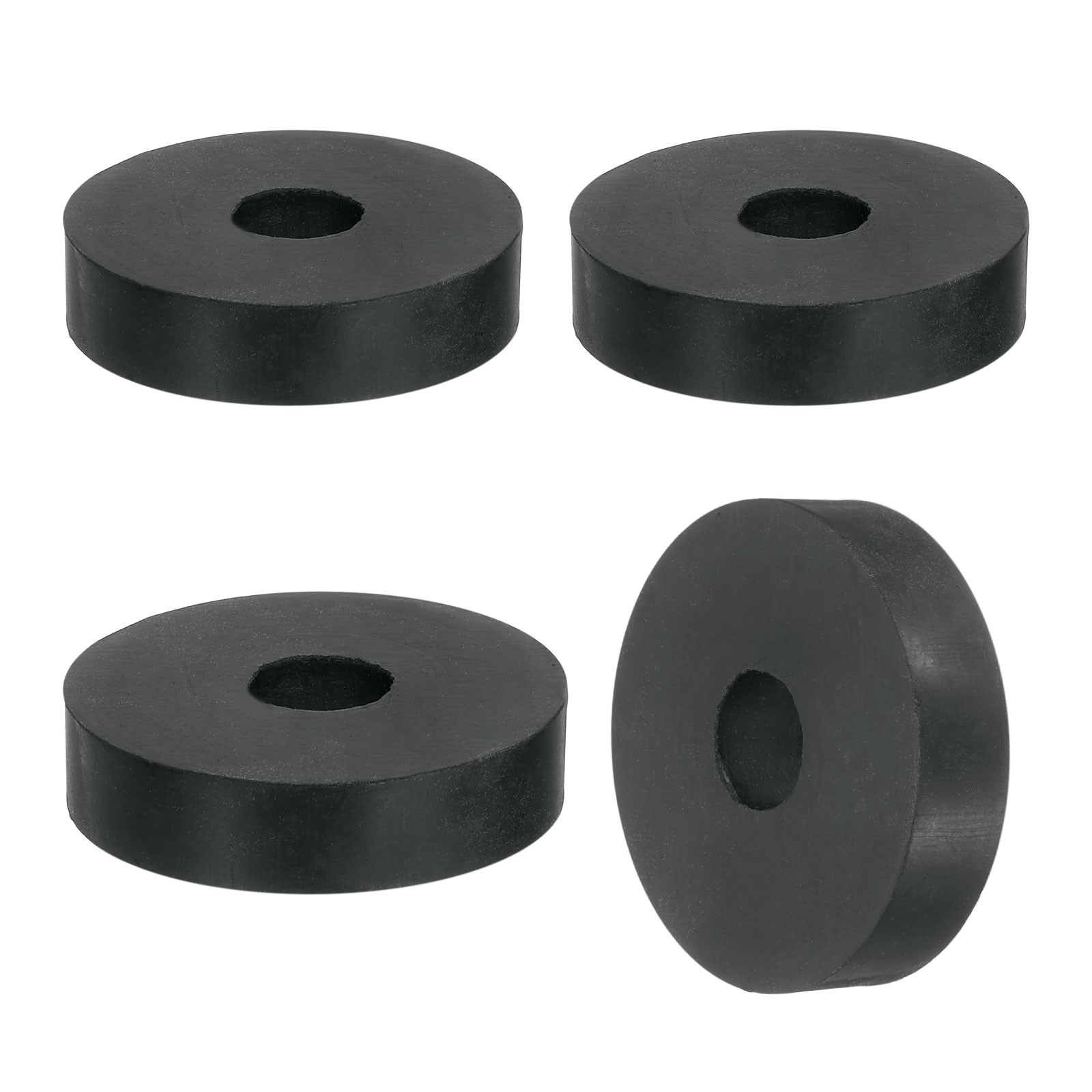 4Pcs Thick Rubber Spacer, 1-9/16 Inch OD x 1/2 Inch ID x 3/8 Inch Thickness