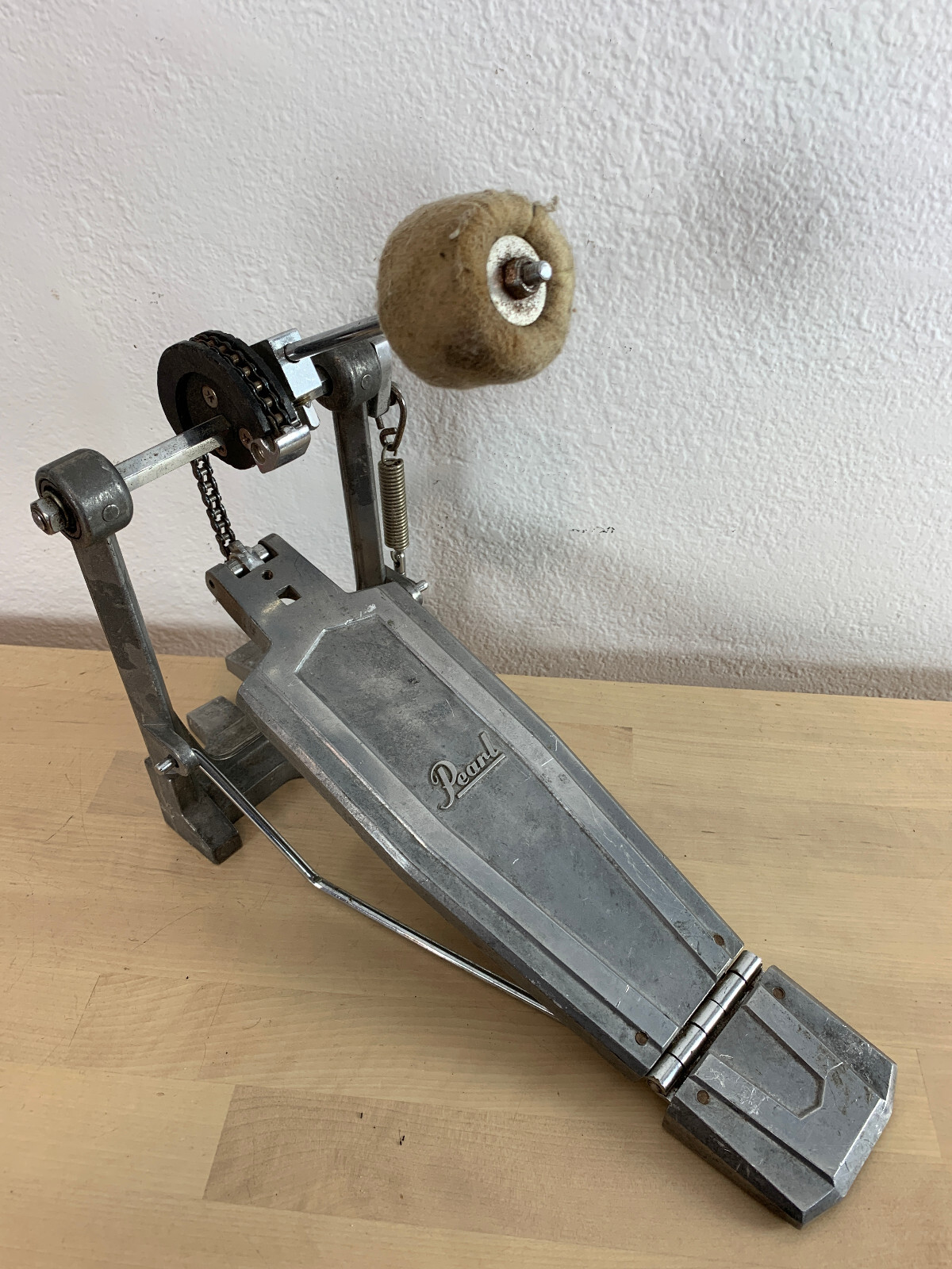 PEARL P-780 Bass Kick Drum PEDAL 90s Vtg Chain Drive Complete All Original P780