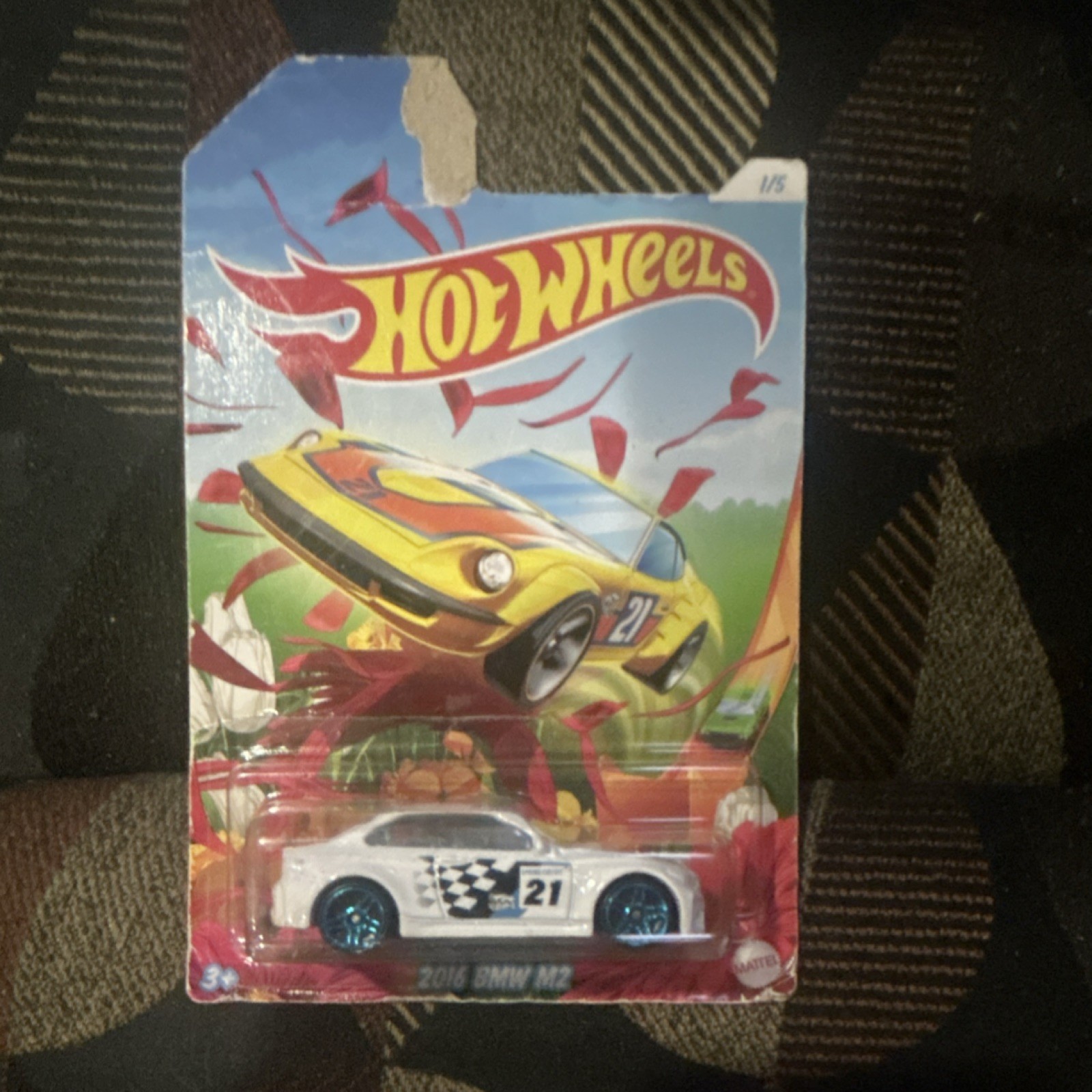 Hot Wheels 2016 BMW M2 HW Speed Graphics 1:64 Diecast Car White Blue Boys Girls