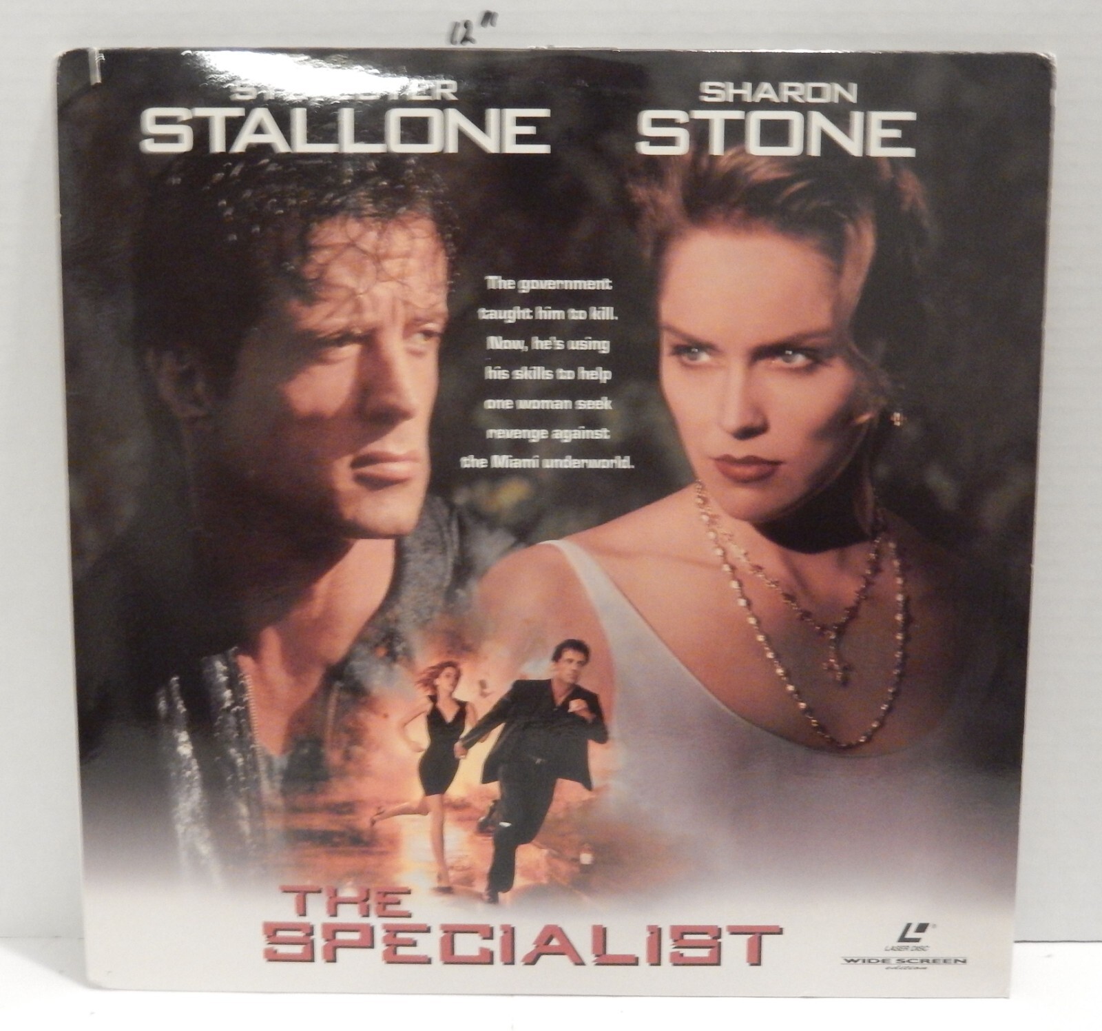 Laser Disc 1995 The Specialist sylvester stallone Sharron Stone Laserdisc