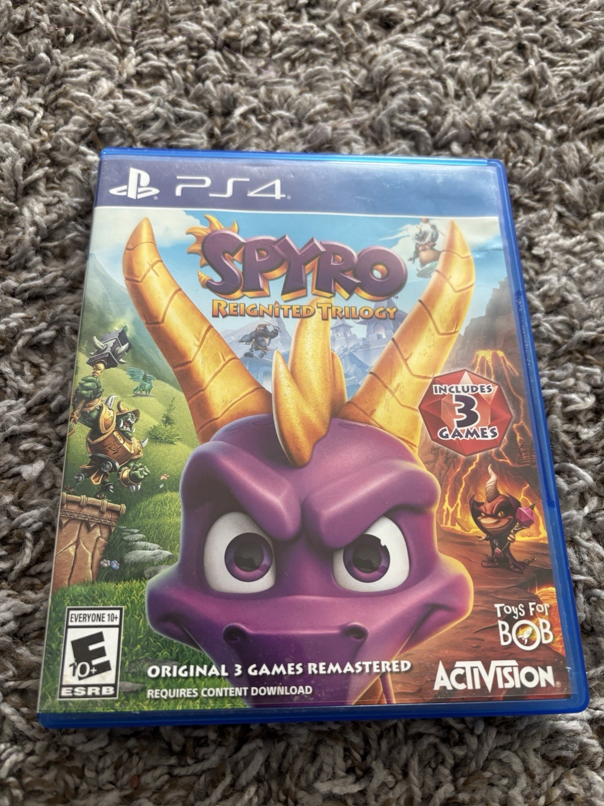 Spyro Reignited Trilogy 🐑🔥🐉 PlayStation 4 PS4 💎 TESTED 💎 CIB 💎 NICE DISC !