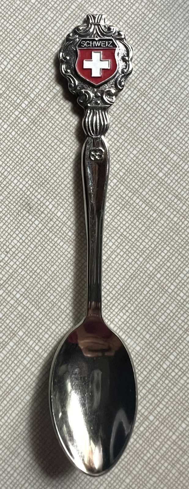 Schweitz Switzerland Souvenir Spoon Silverware 4.5”
