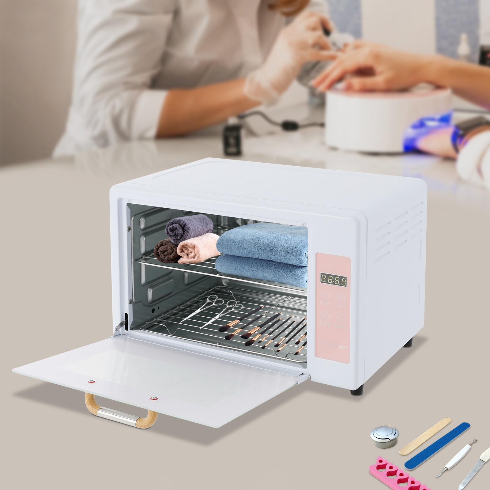 230W UV Sanitizer Box Stainless Steel Dryer for Home Dental Medical Nail Salon