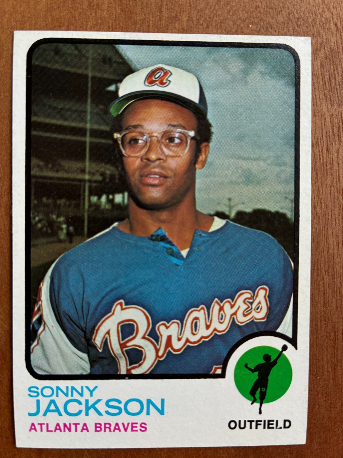 1973 Topps Card #403 Sonny Jackson Atlanta Braves NM