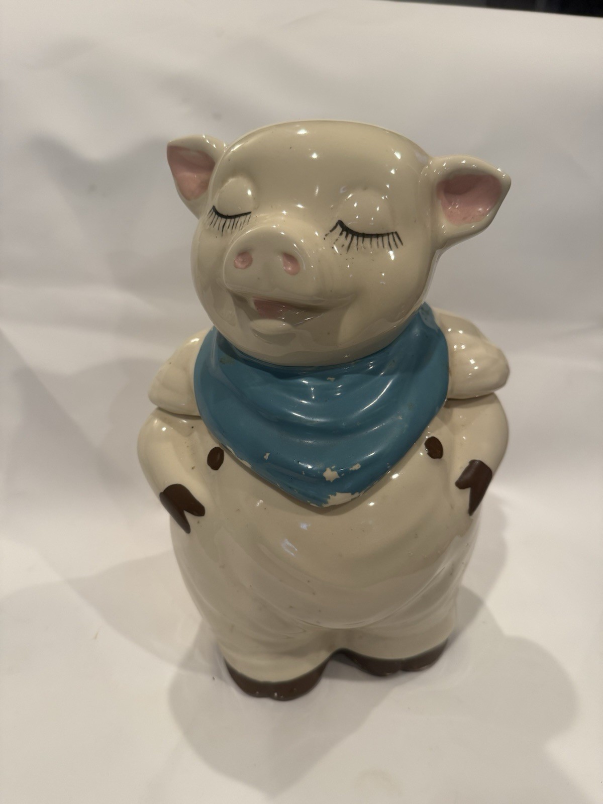 Vintage Shawnee Smiley Pig Cookie Jar - Made In USA