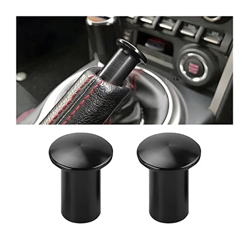  Turn Knob Drift Button, 2 Pcs E-Brake Handle Handbrake Emergency Cover, Black