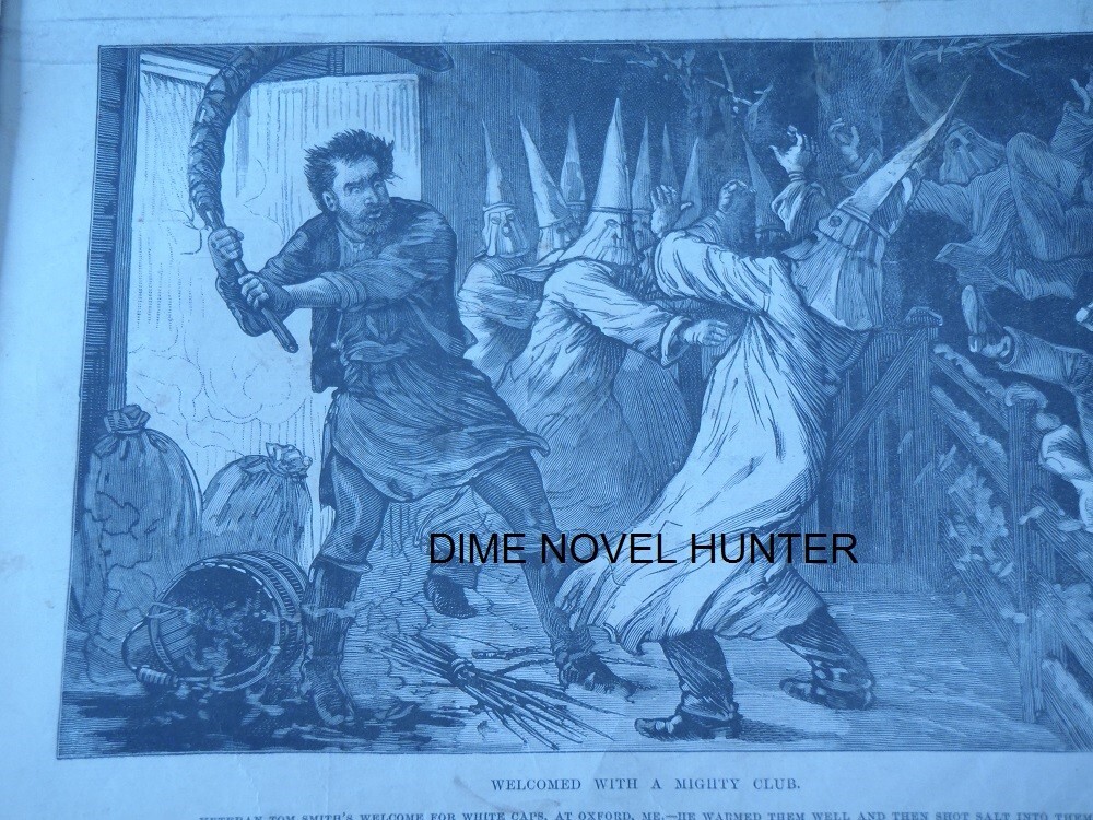 KKK / WHITE CAPS ILLUSTRATED POLICE NEWS #1167 FULL PG BASEBALL STATS NEWSPAPER